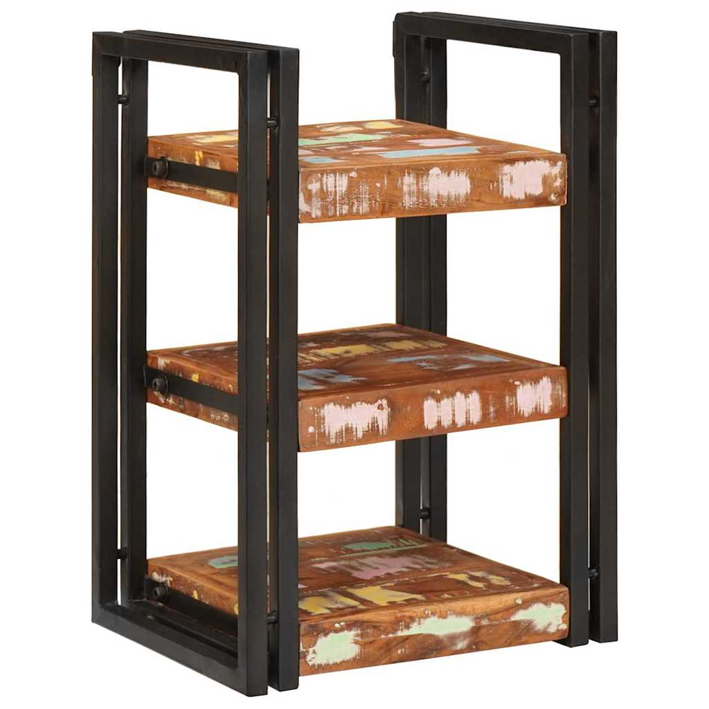 Nachttisch 2 stk. Braun und Schwarz 38 x 33 x 58 cm