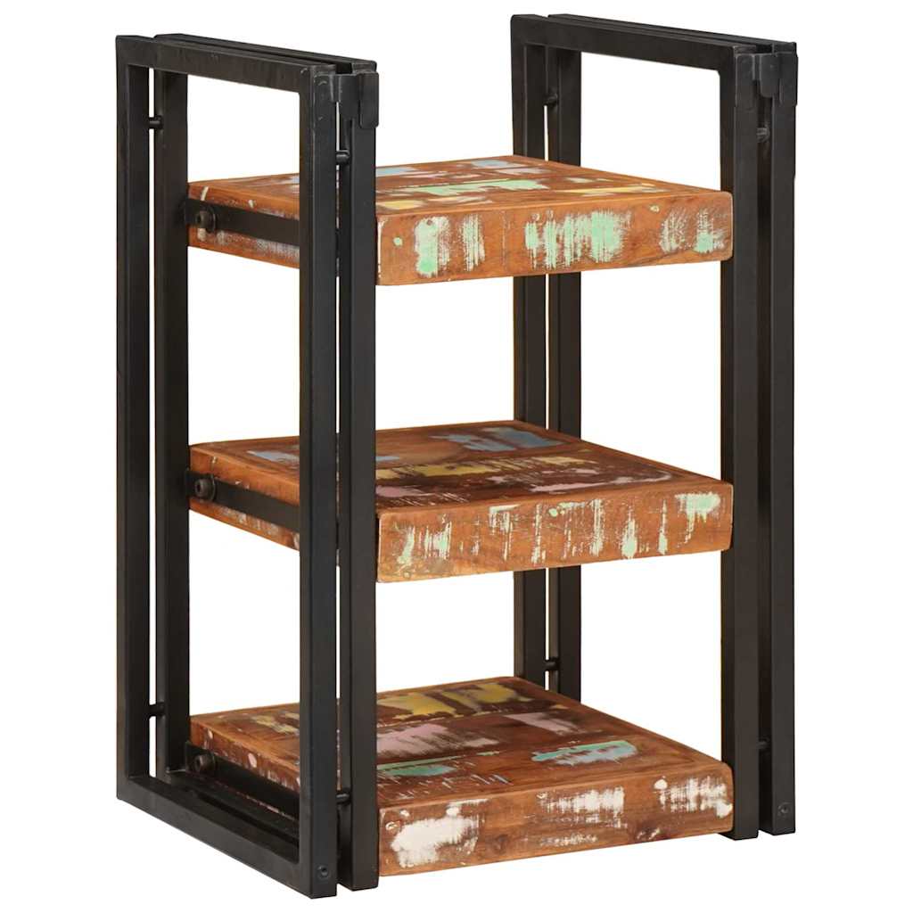 Nachttisch 2 stk. Braun und Schwarz 38 x 33 x 58 cm