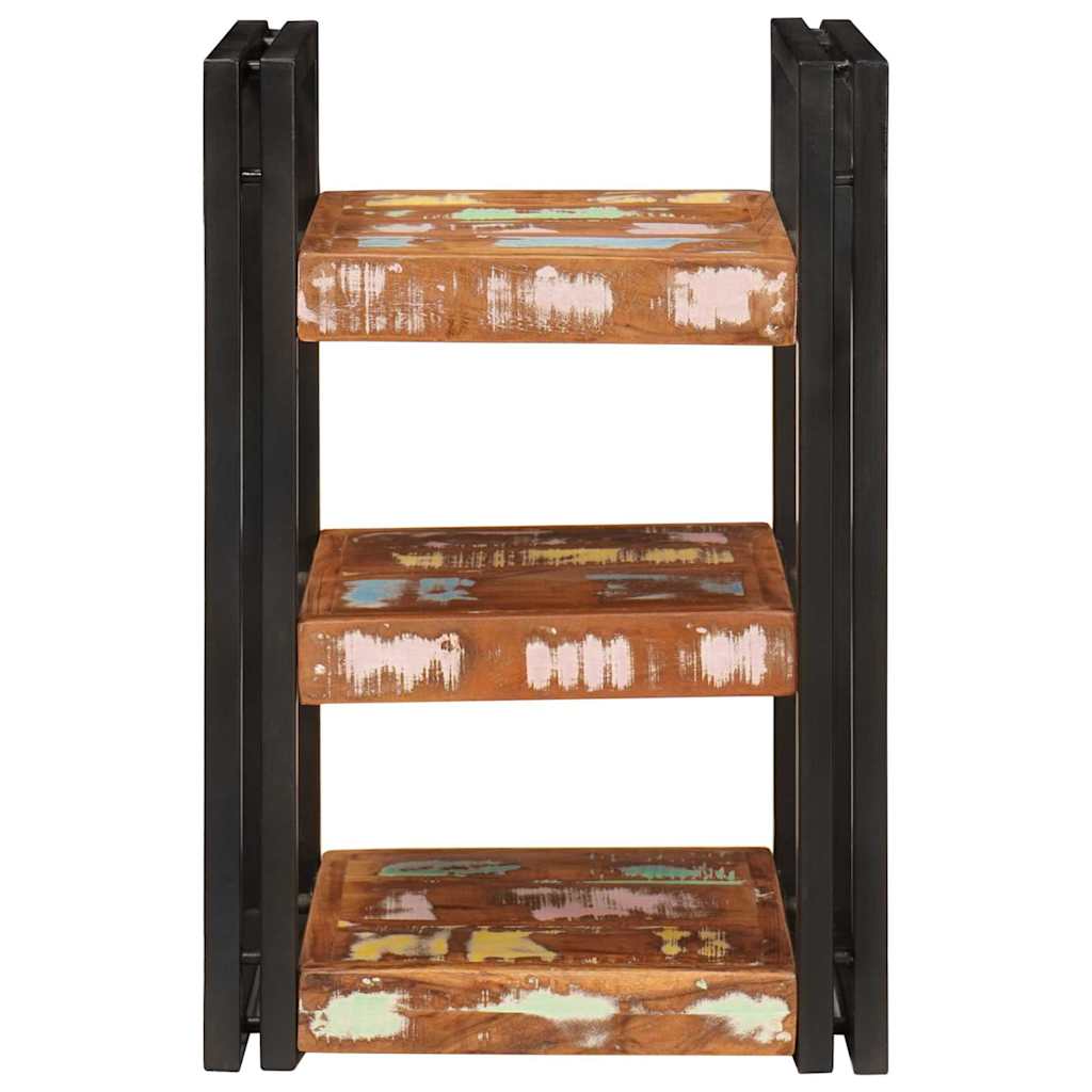 Nachttisch 2 stk. Braun und Schwarz 38 x 33 x 58 cm