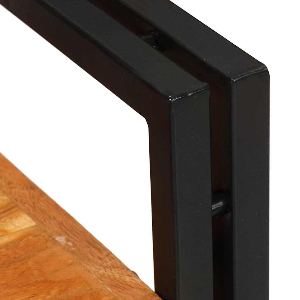 Nachttisch 2 stk. Braun und Schwarz 38 x 33 x 58 cm