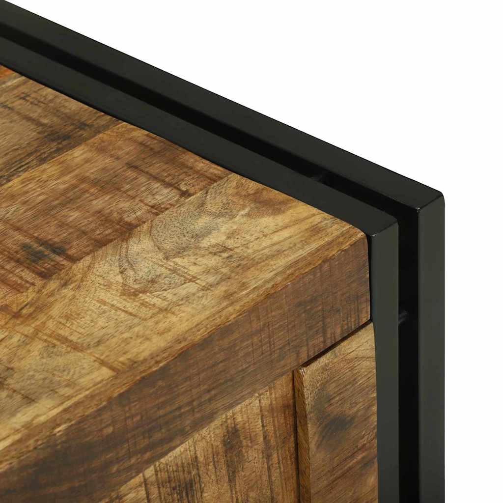 Aufbewahrungsbox Braun und Schwarz 50 x 50 x 50 cm