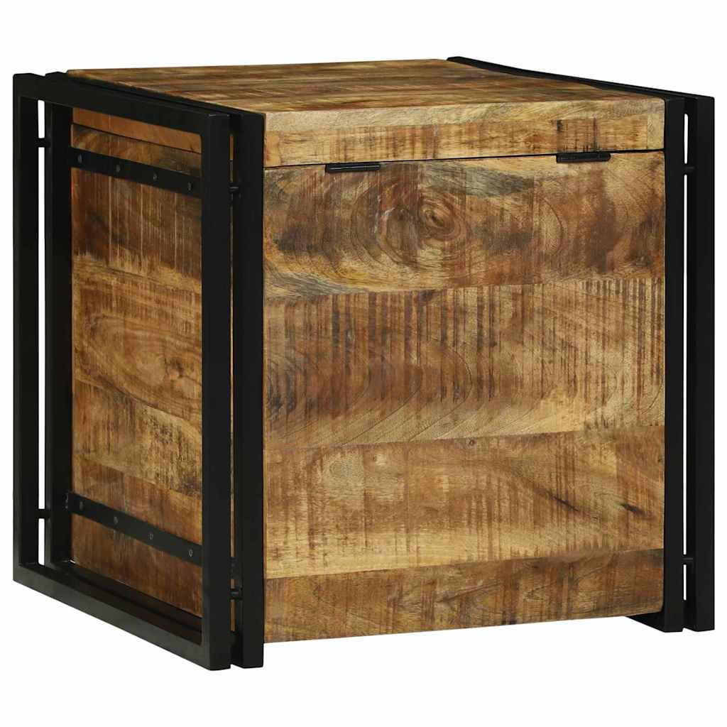 Aufbewahrungsbox Braun und Schwarz 50 x 50 x 50 cm