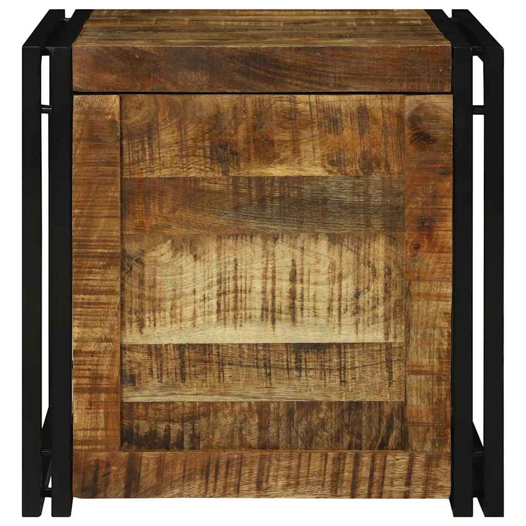 Aufbewahrungsbox Braun und Schwarz 50 x 50 x 50 cm