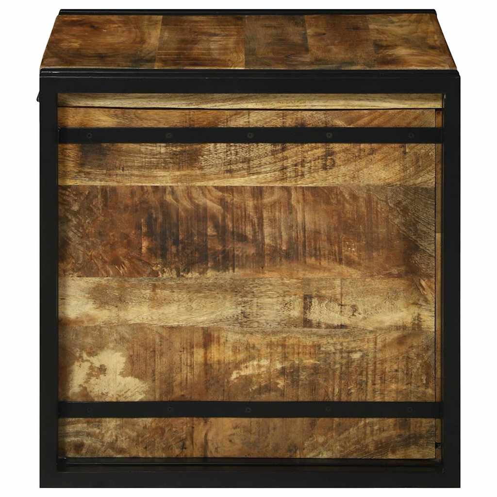 Aufbewahrungsbox Braun und Schwarz 50 x 50 x 50 cm