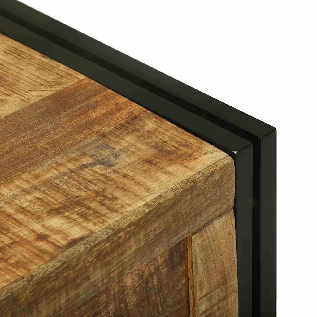 Aufbewahrungsbox Braun und Schwarz 80 x 50 x 50 cm