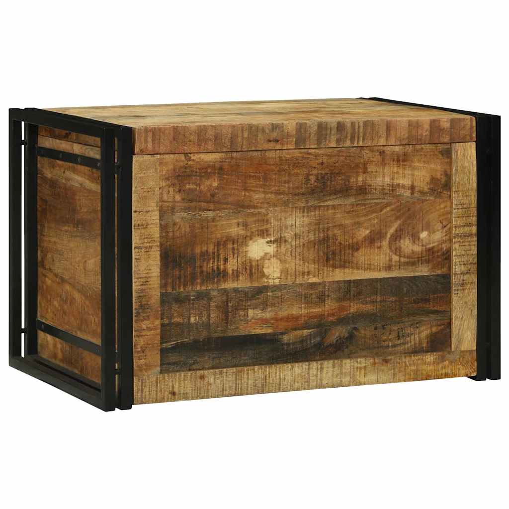 Aufbewahrungsbox Braun und Schwarz 80 x 50 x 50 cm