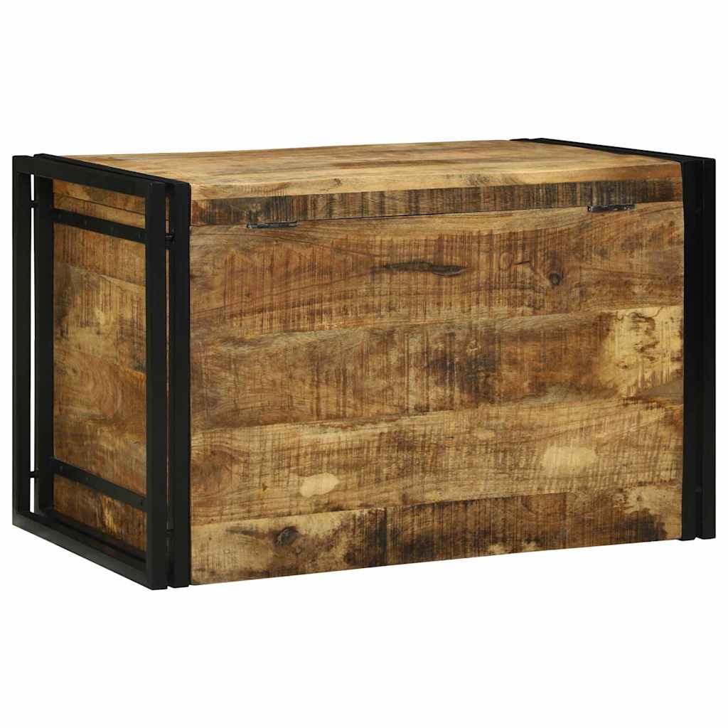 Aufbewahrungsbox Braun und Schwarz 80 x 50 x 50 cm