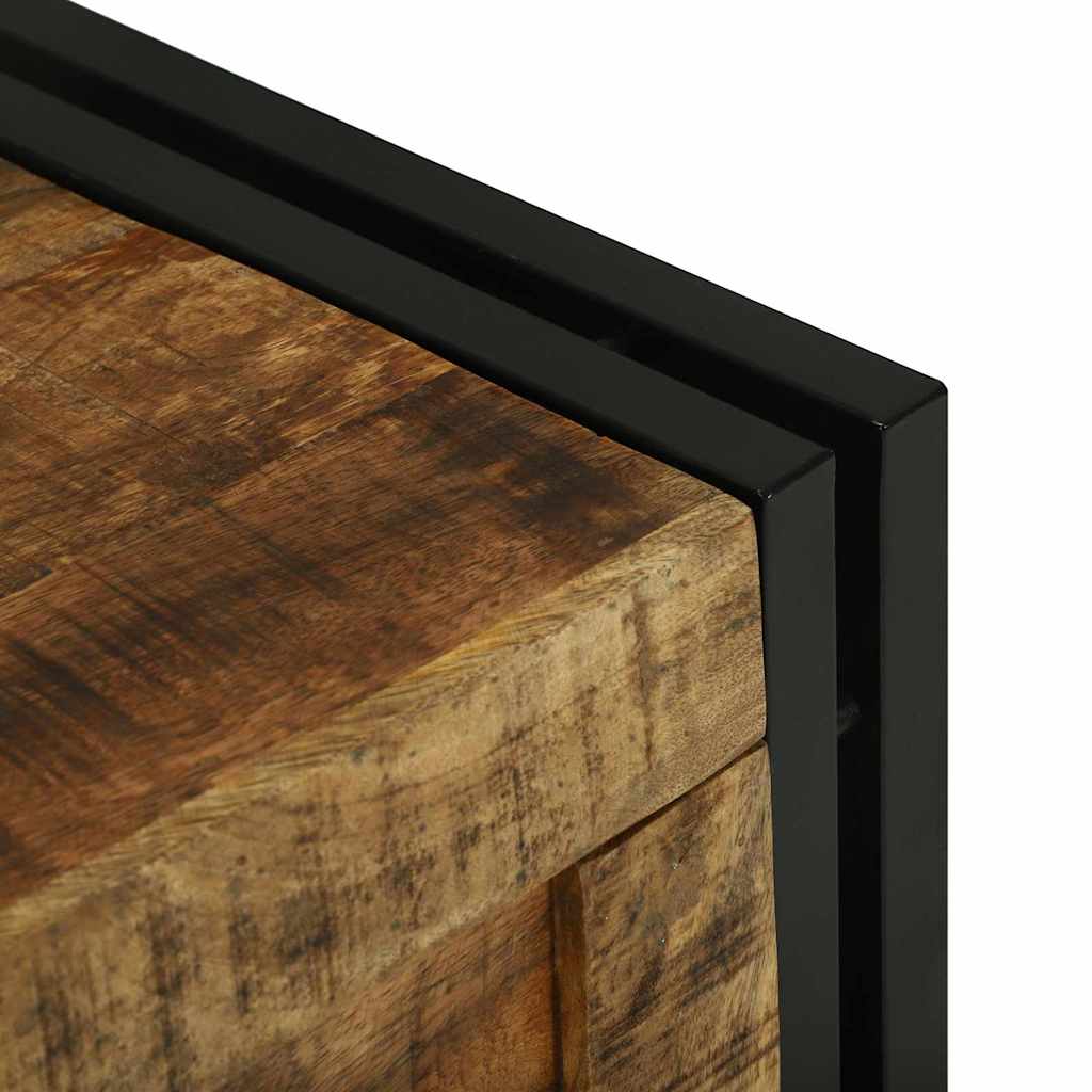 Aufbewahrungsbox Braun und Schwarz 40 x 40 x 40 cm