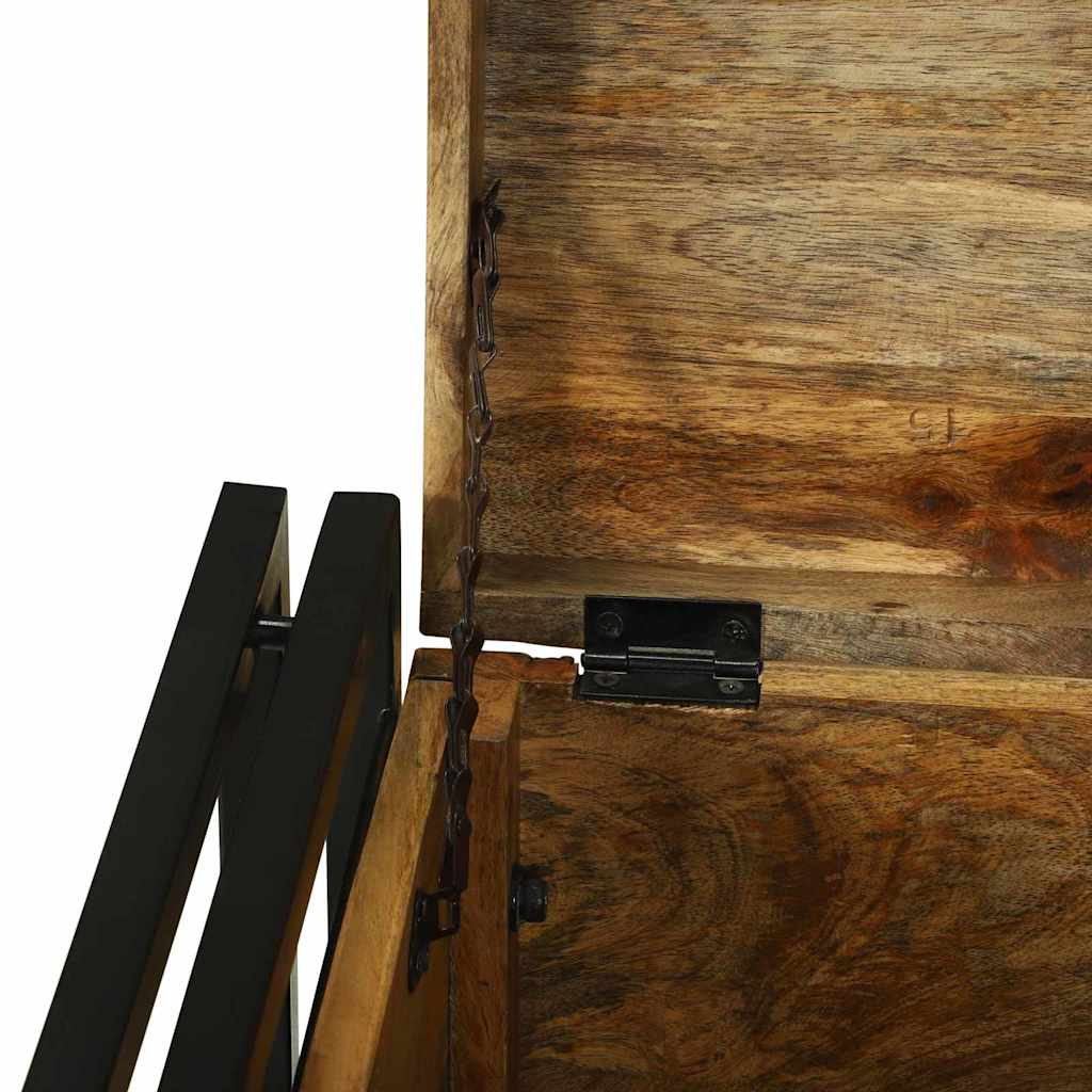 Aufbewahrungsbox Braun und Schwarz 40 x 40 x 40 cm