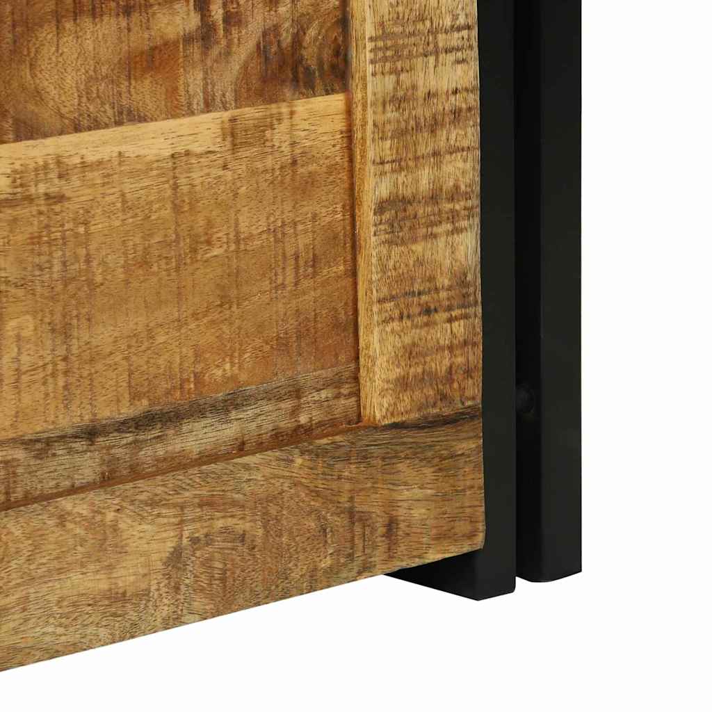Aufbewahrungsbox Braun und Schwarz 40 x 40 x 40 cm