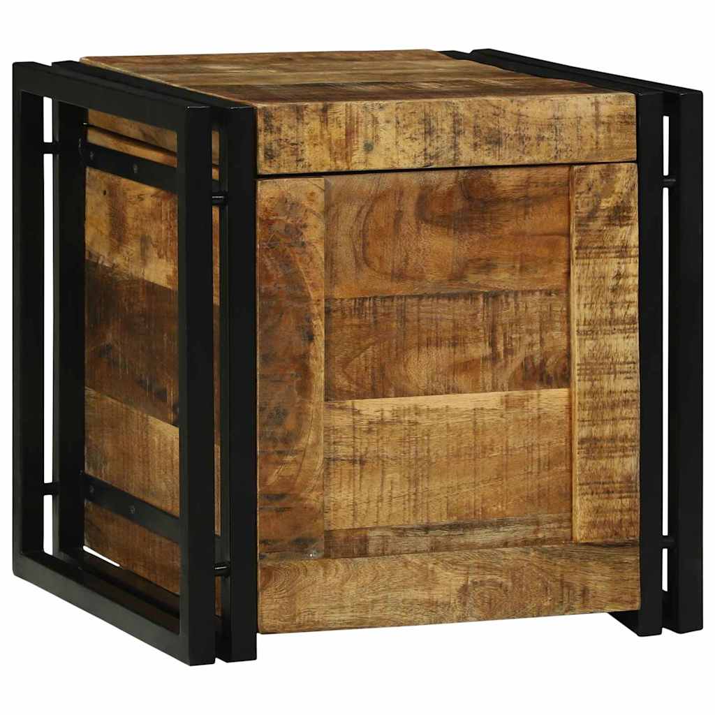 Aufbewahrungsbox Braun und Schwarz 40 x 40 x 40 cm