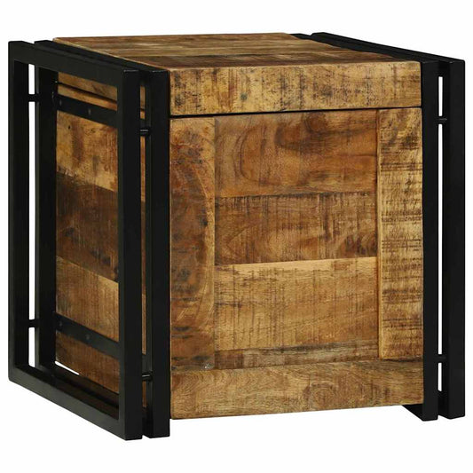 Aufbewahrungsbox Braun und Schwarz 40 x 40 x 40 cm