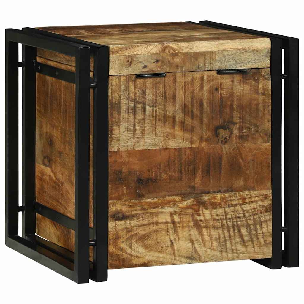 Aufbewahrungsbox Braun und Schwarz 40 x 40 x 40 cm