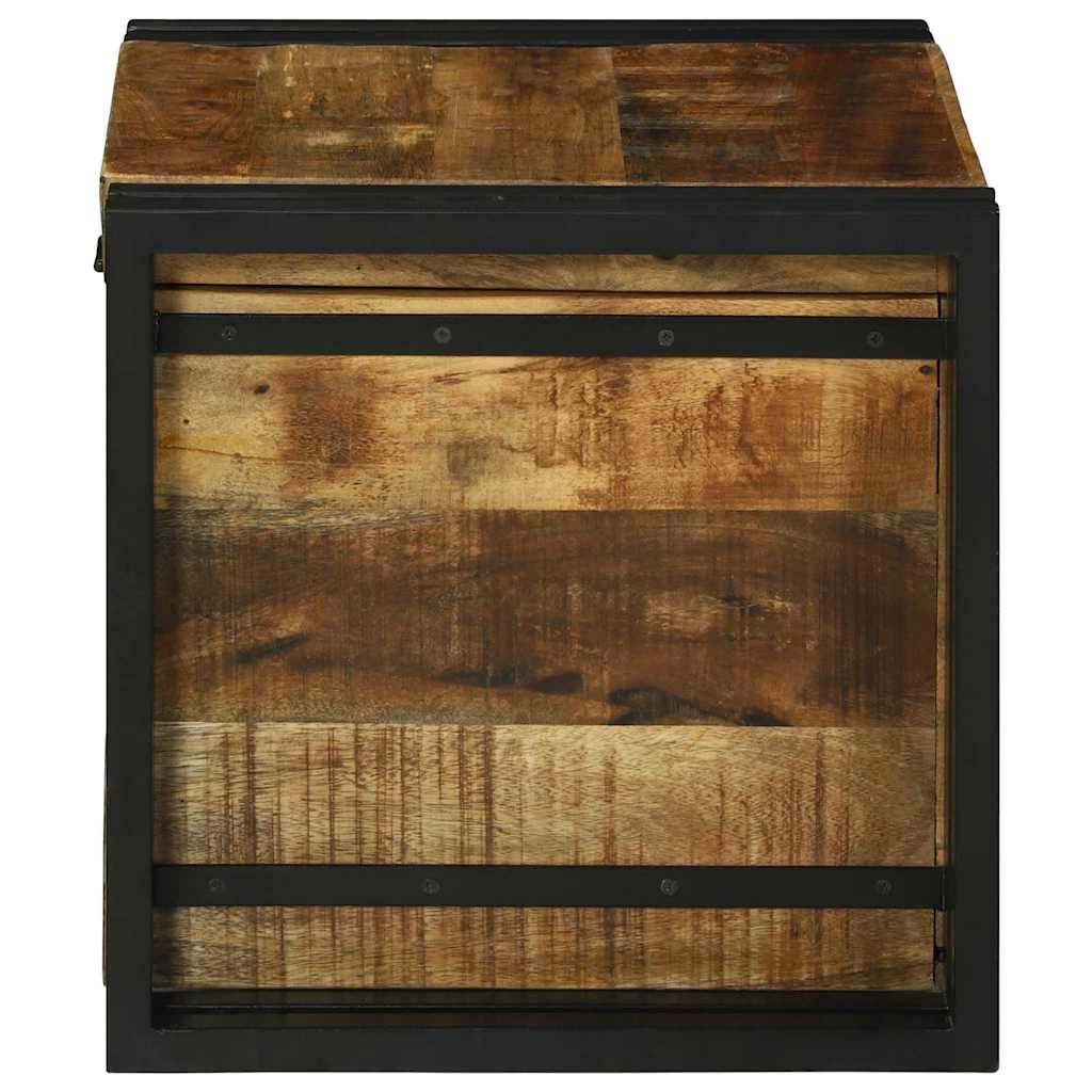 Aufbewahrungsbox Braun und Schwarz 40 x 40 x 40 cm