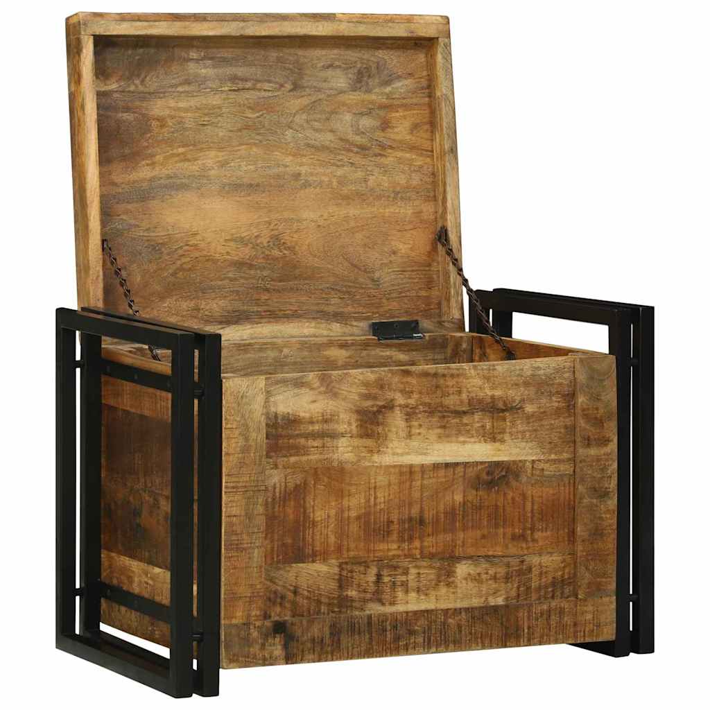 Aufbewahrungsbox Braun und Schwarz 60 x 40 x 41 cm