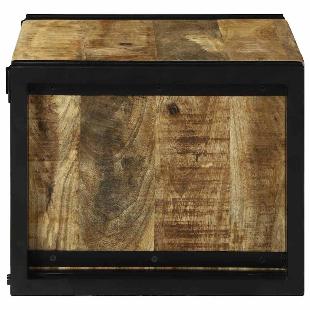 Weinregal 2 stk. 46 x 35 x 27,5 cm Massivholz Mango