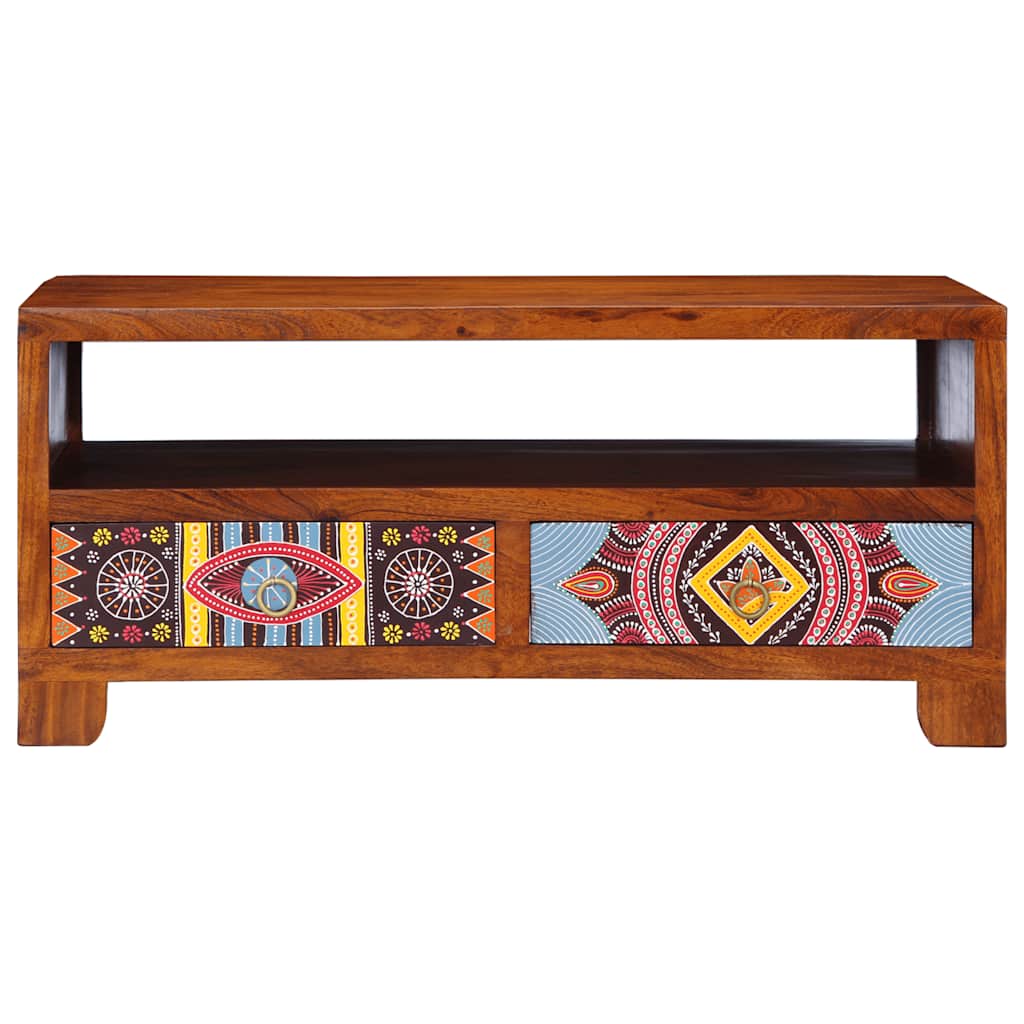 Table basse 90x50x40 cm en bois d'acacia massif