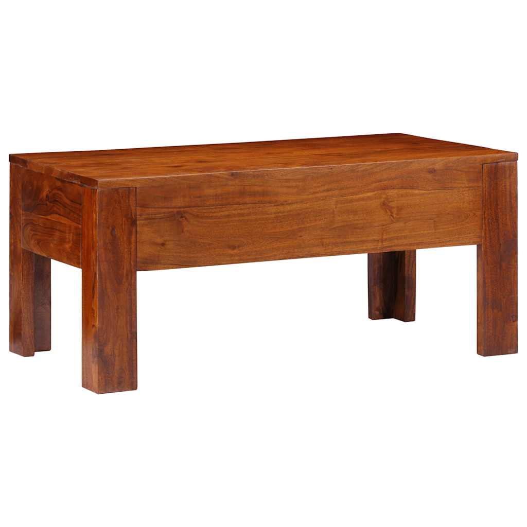 Table basse 90x50x40 cm en bois d'acacia massif