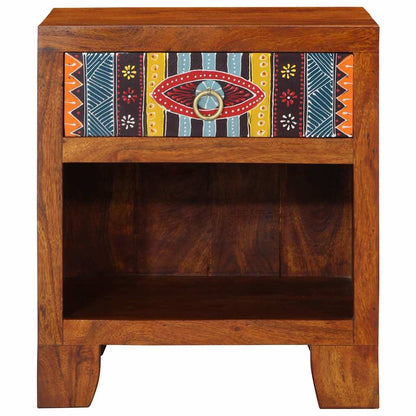 Nachttisch 40x35x45 cm Massivholz Akazie