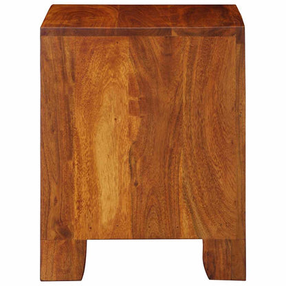 Nachttisch 40x35x45 cm Massivholz Akazie