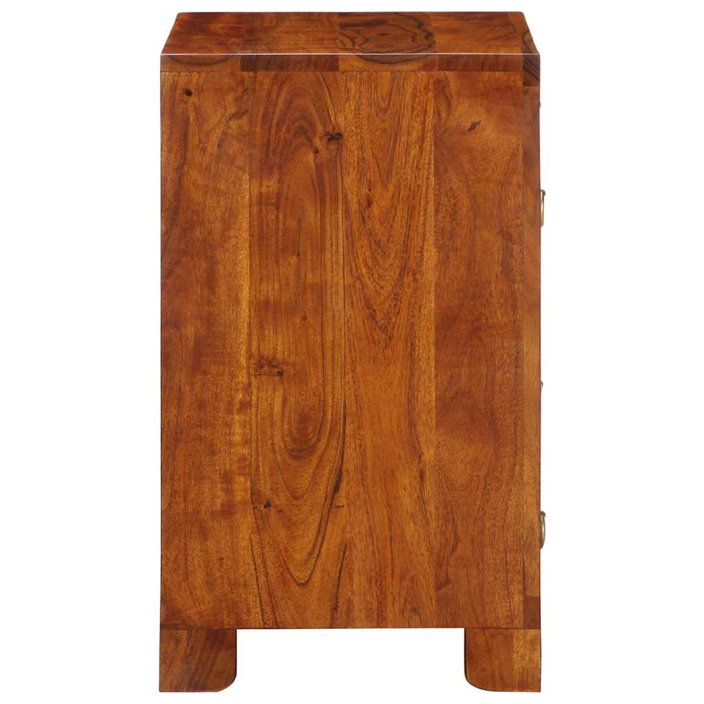 Sideboard Mehrfarbig 50x35x60 cm Massivholz Akazie
