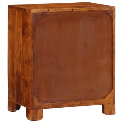 Sideboard Mehrfarbig 50x35x60 cm Massivholz Akazie