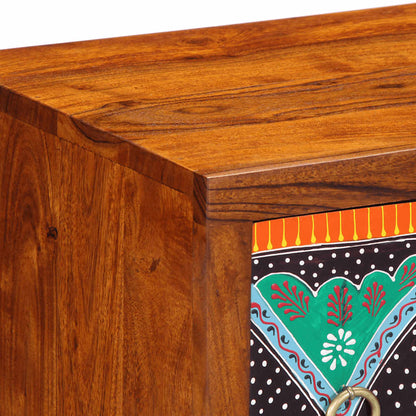 Sideboard Mehrfarbig 50x35x60 cm Massivholz Akazie