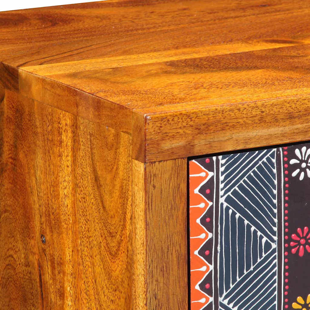 Sideboard Mehrfarbig 40 x 35 x 45 cm Massivholz Akazie