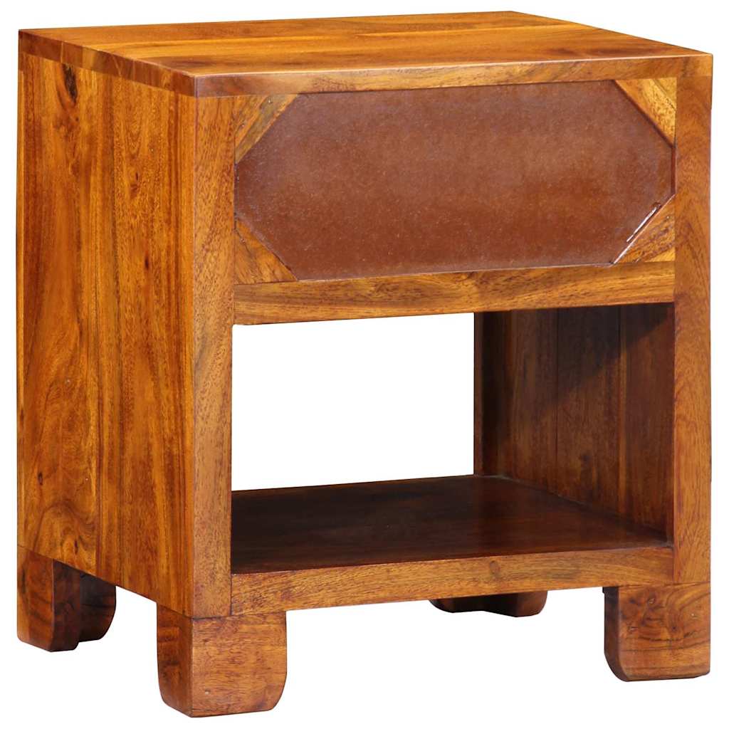 Sideboard Mehrfarbig 40 x 35 x 45 cm Massivholz Akazie