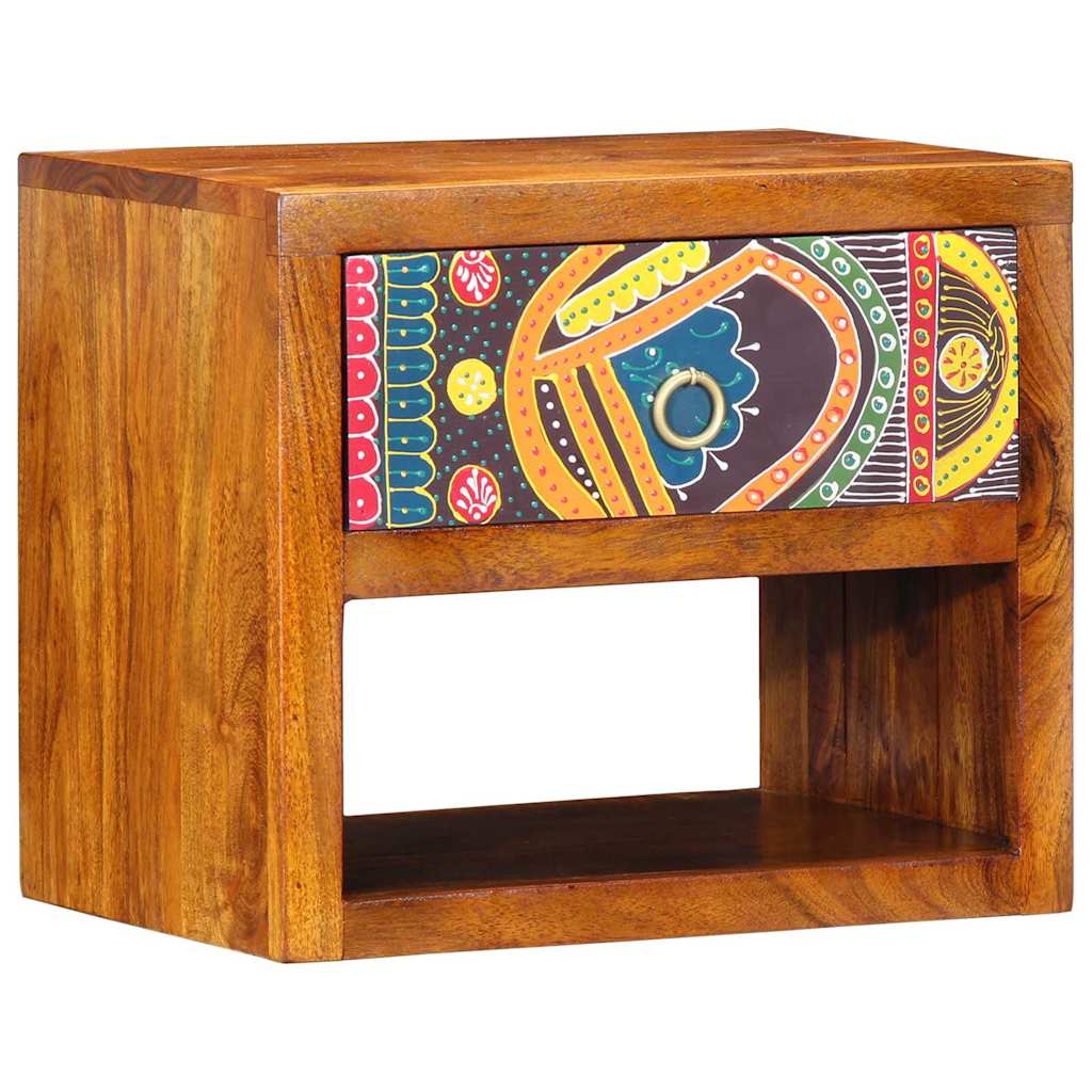 Nachttisch 2 stk. Braun 40 x 35 x 35 cm Massivholz Akazie
