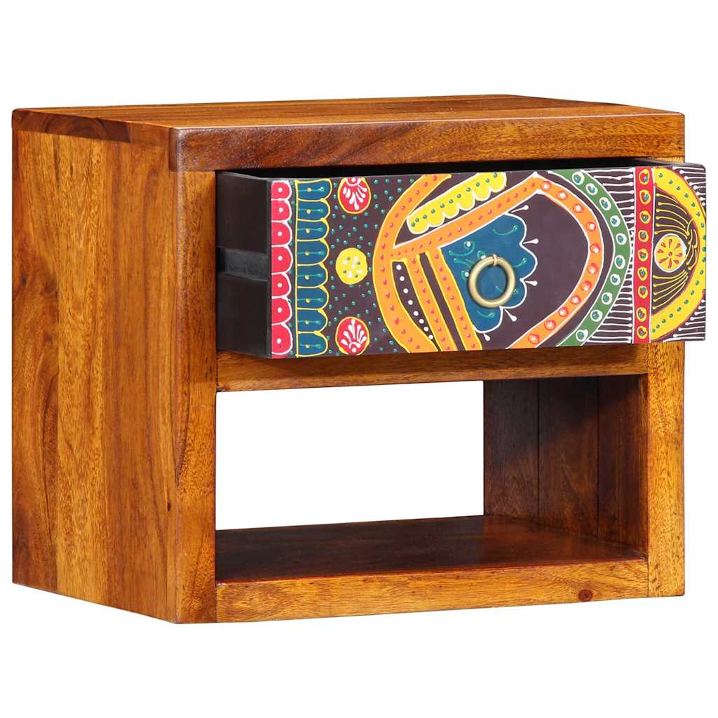 Nachttisch 2 stk. Braun 40 x 35 x 35 cm Massivholz Akazie