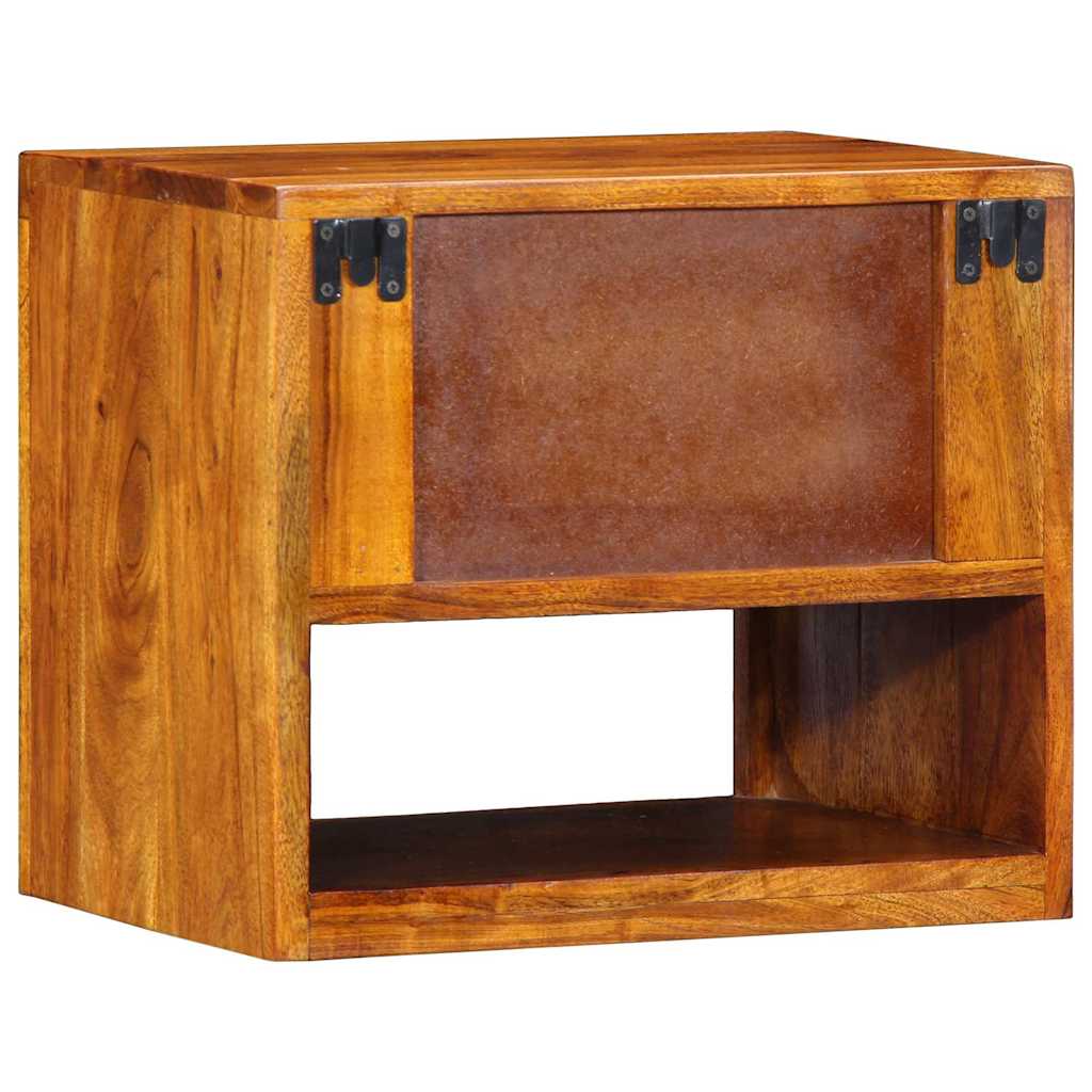 Nachttisch 2 stk. Braun 40 x 35 x 35 cm Massivholz Akazie