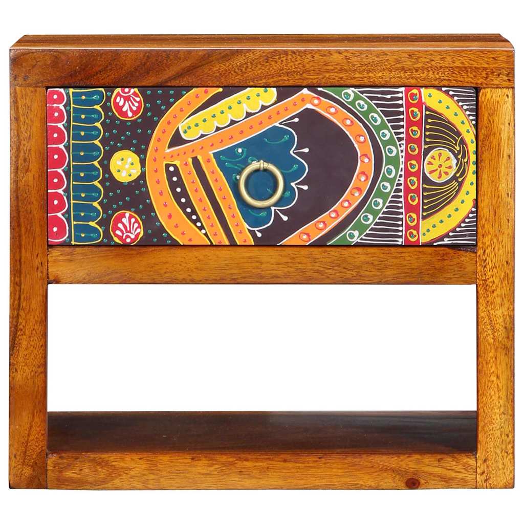 Nachttisch 2 stk. Braun 40 x 35 x 35 cm Massivholz Akazie