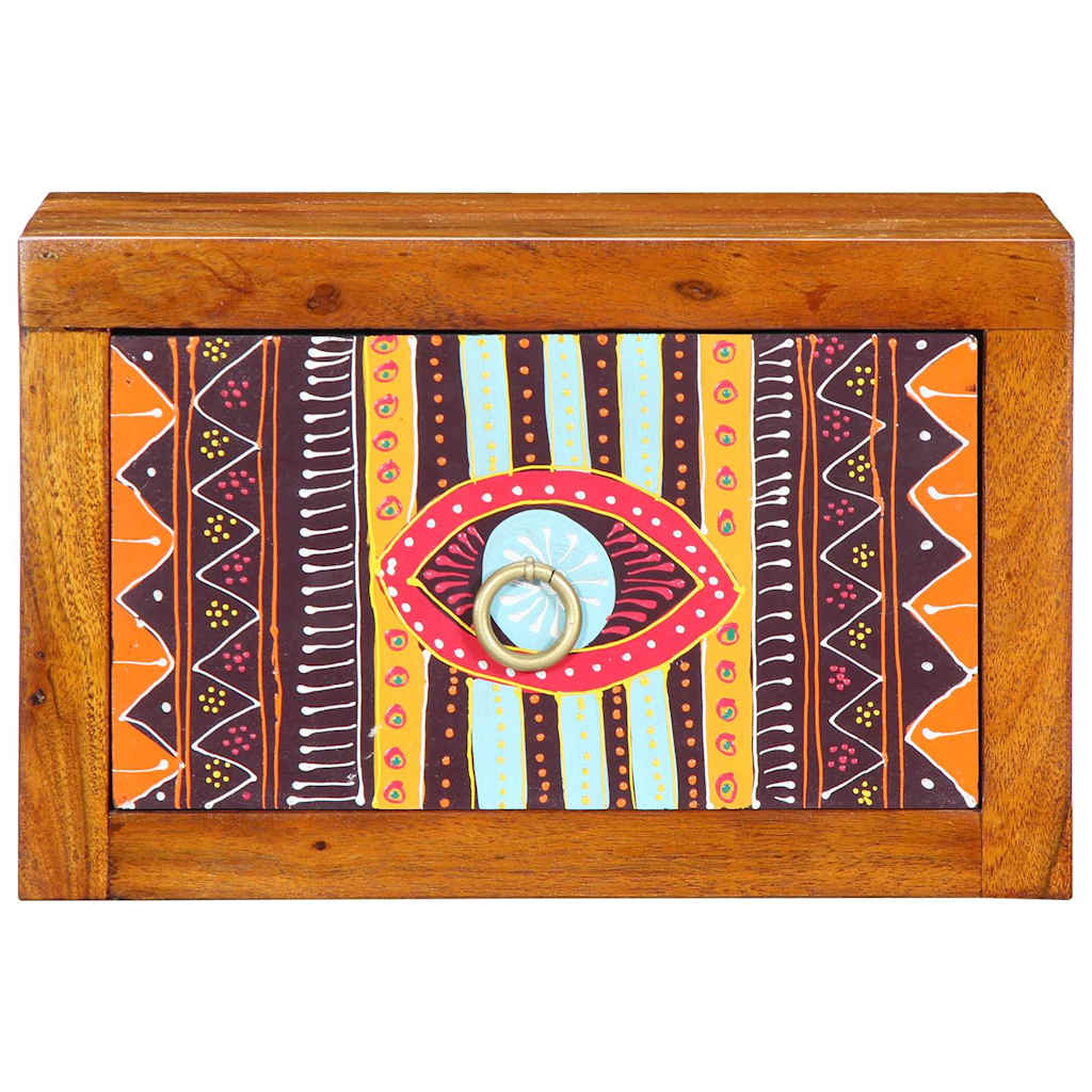 Nachttisch mit Schubladen Braun 35 x 30 x 22 cm