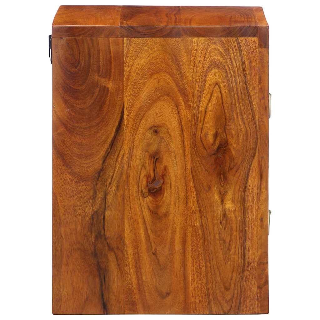 Nachttisch Braun 35 x 30 x 40 cm Massivholz Akazie