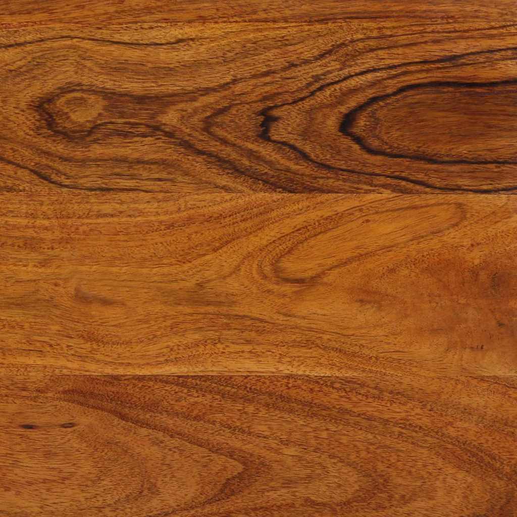 Schminktisch Braun 90 x 45 x 75 cm Massivholz Akazie