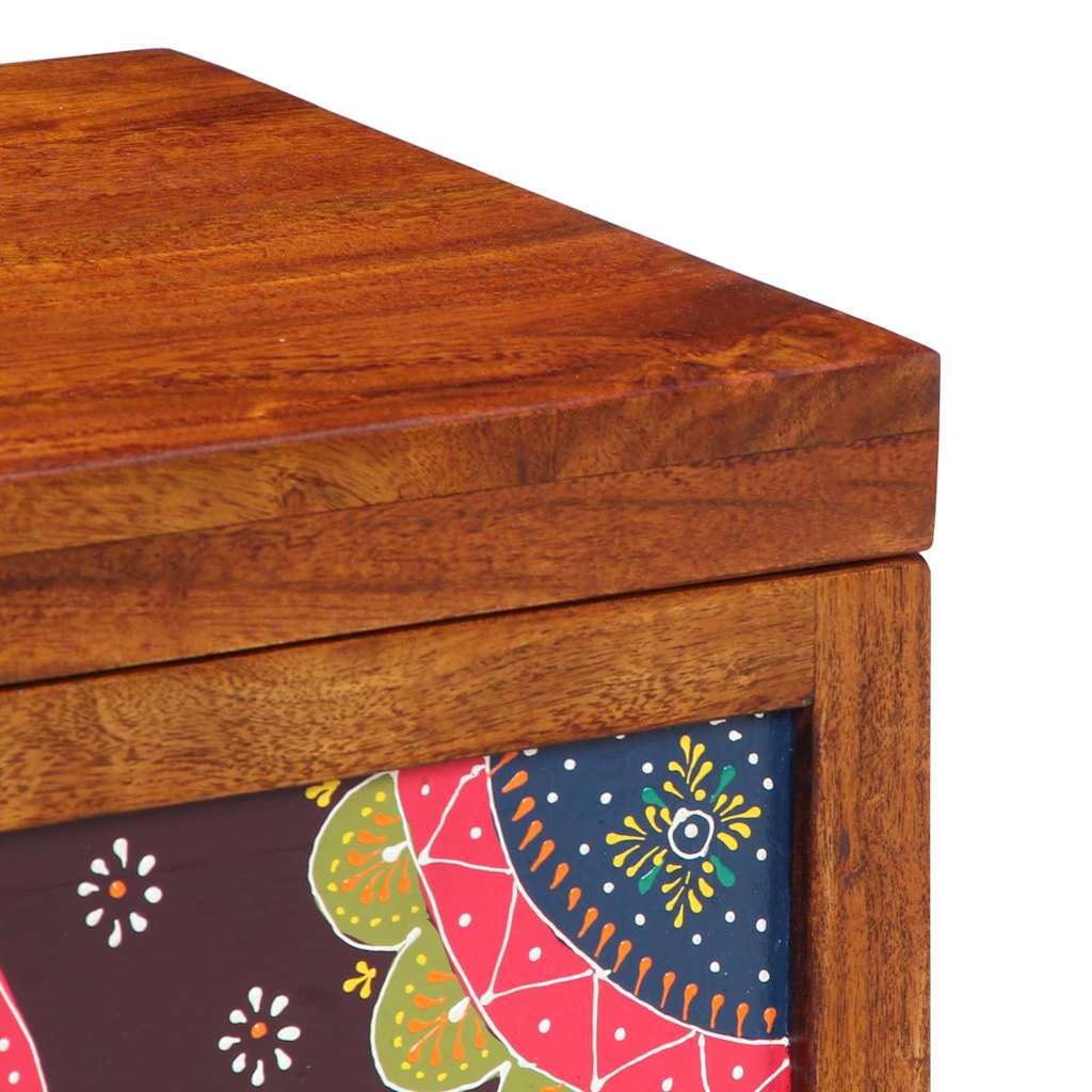 Aufbewahrungsbox Mehrfarbig 50 x 30 x 40 cm Massivholz Akazie