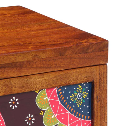 Aufbewahrungsbox Mehrfarbig 50 x 30 x 40 cm Massivholz Akazie