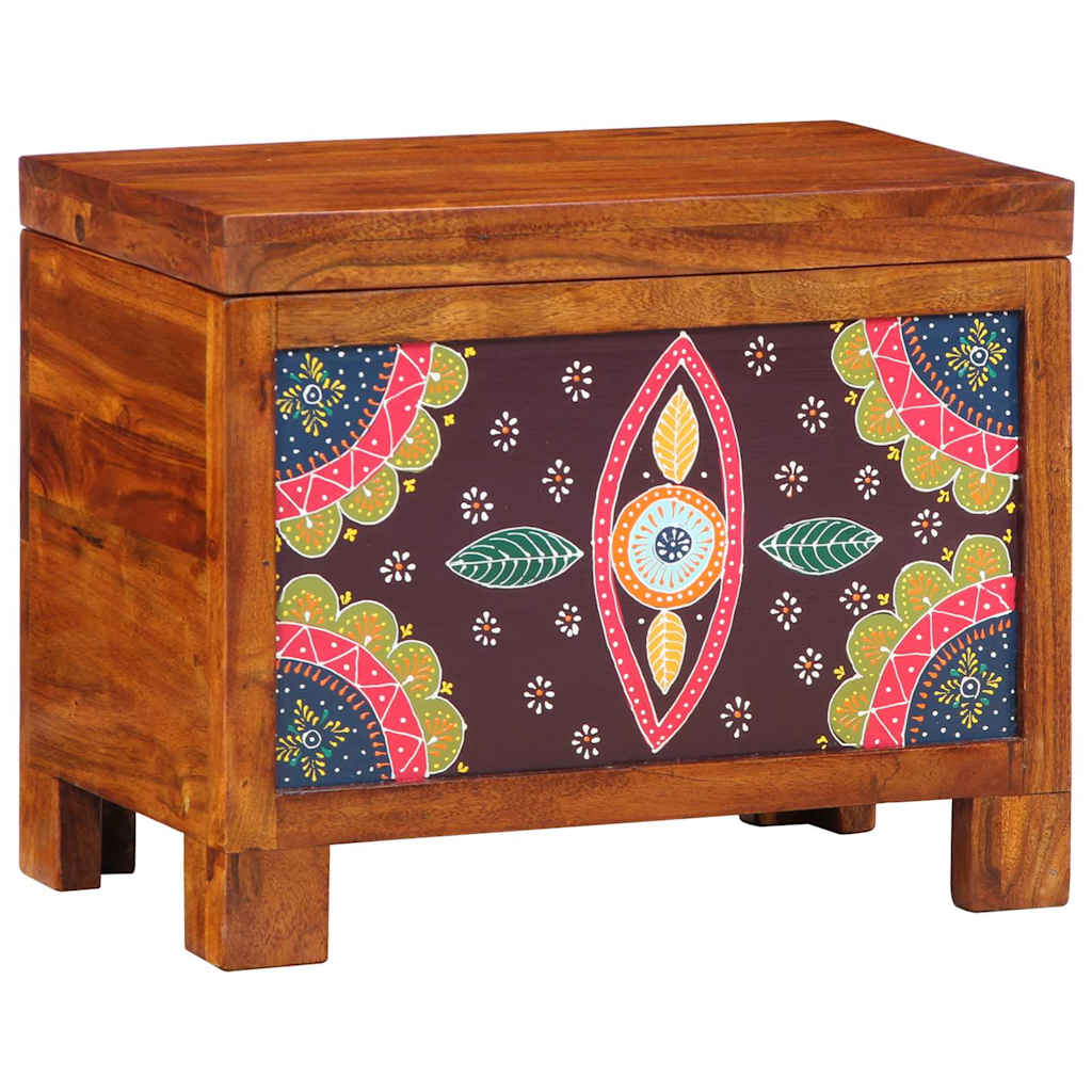 Aufbewahrungsbox Mehrfarbig 50 x 30 x 40 cm Massivholz Akazie