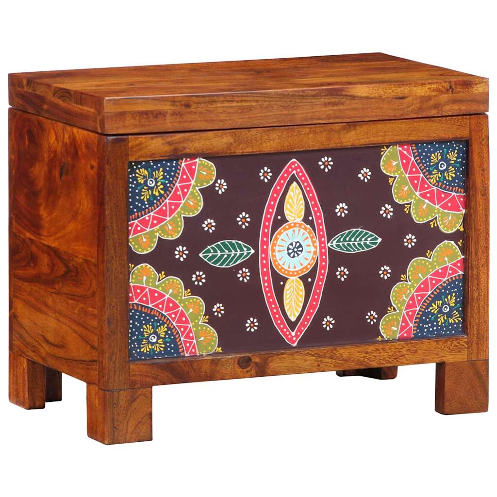 Aufbewahrungsbox Mehrfarbig 50 x 30 x 40 cm Massivholz Akazie