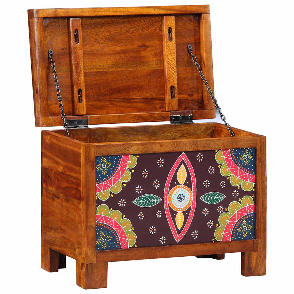Aufbewahrungsbox Mehrfarbig 50 x 30 x 40 cm Massivholz Akazie