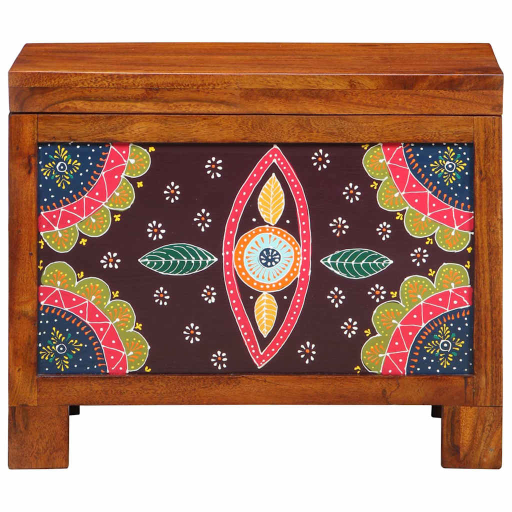 Aufbewahrungsbox Mehrfarbig 50 x 30 x 40 cm Massivholz Akazie