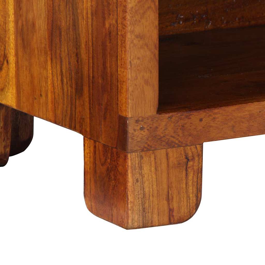 Schuhbank Honigbraun 100 x 35 x 45 cm Akazienmassivholz
