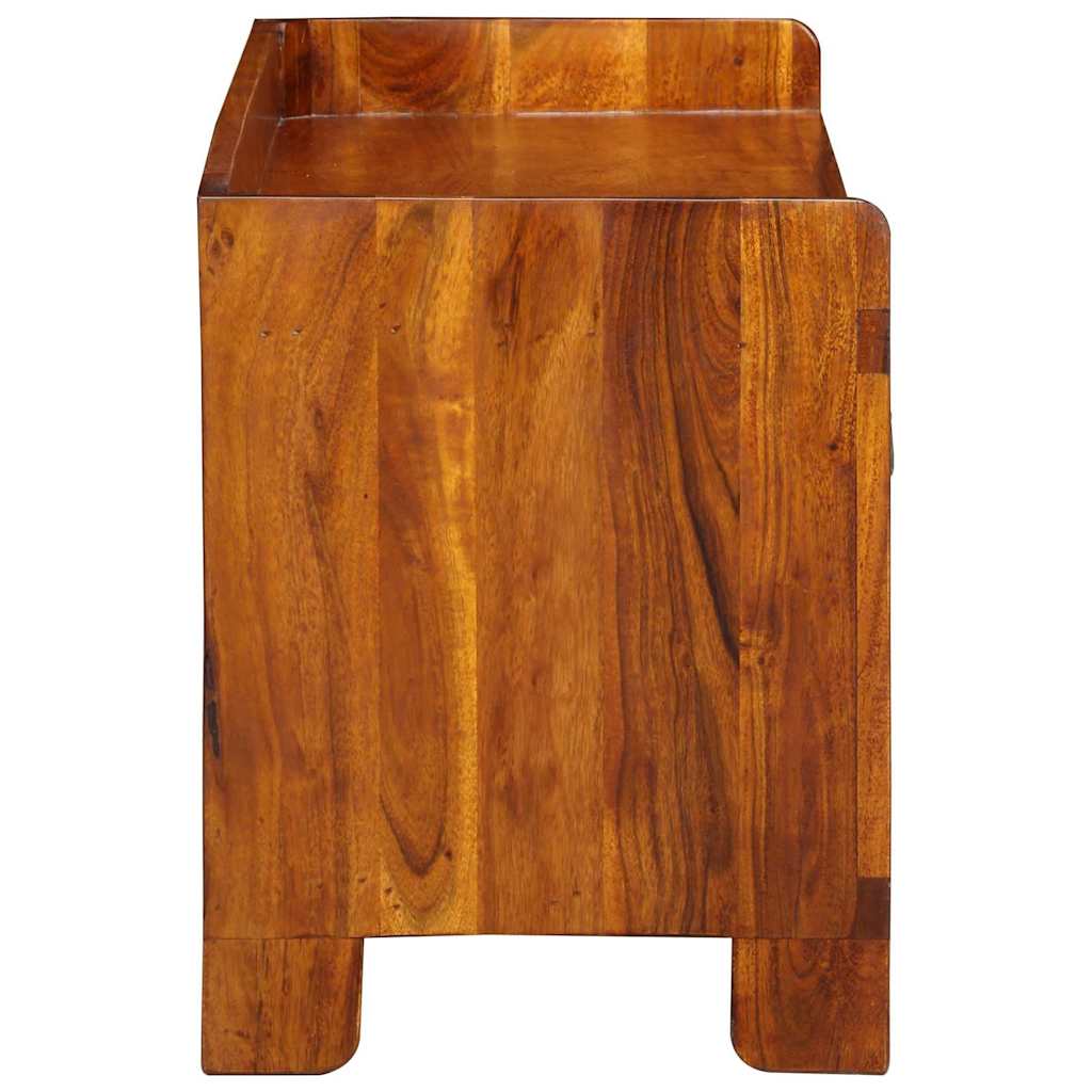 Schuhbank Honigbraun 100 x 35 x 45 cm Akazienmassivholz