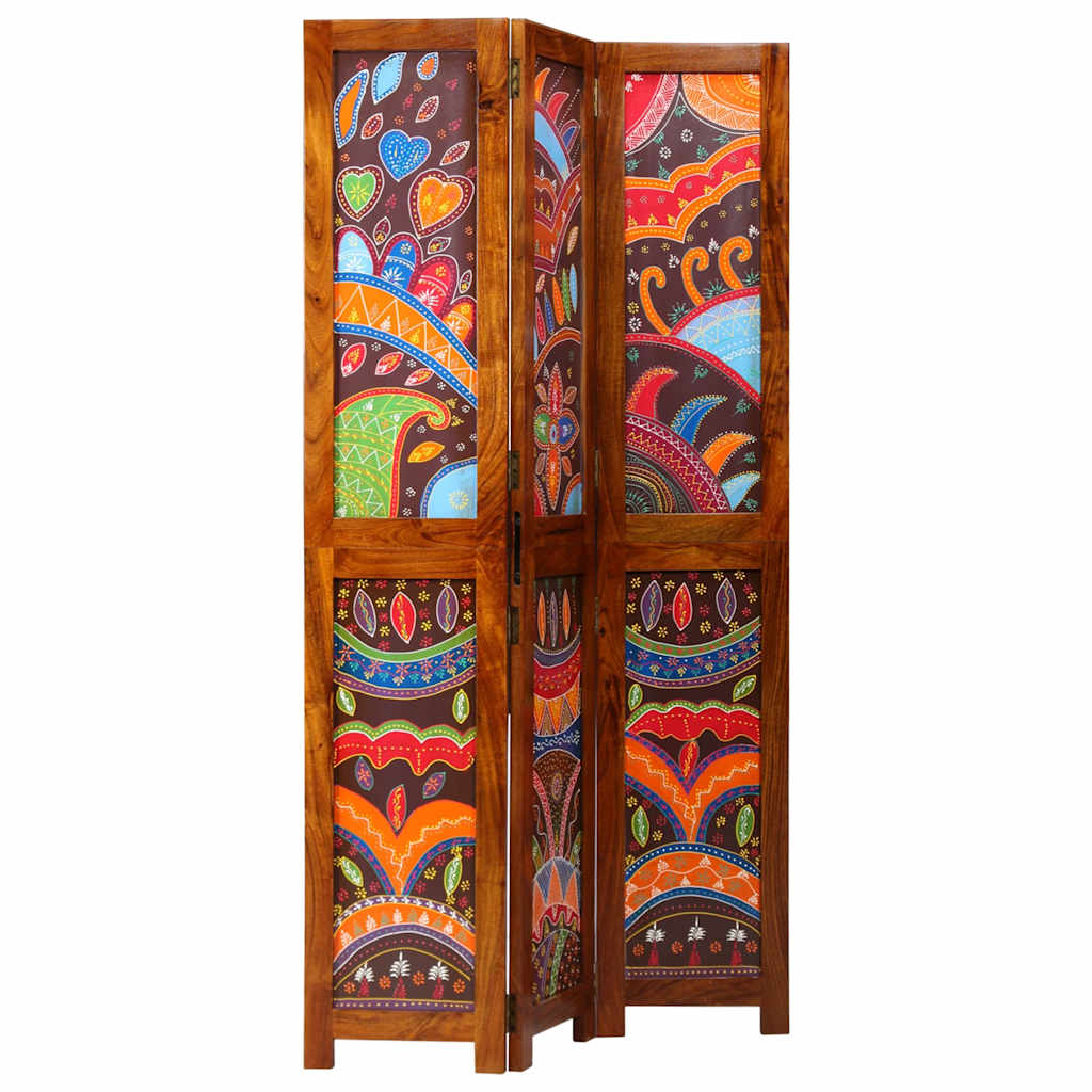 Raumteiler Honigbraun 105 x 1,5 x 180 cm Massivholz Akazie