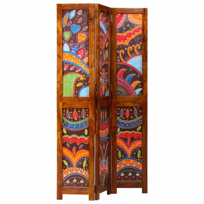 Raumteiler Honigbraun 105 x 1,5 x 180 cm Massivholz Akazie