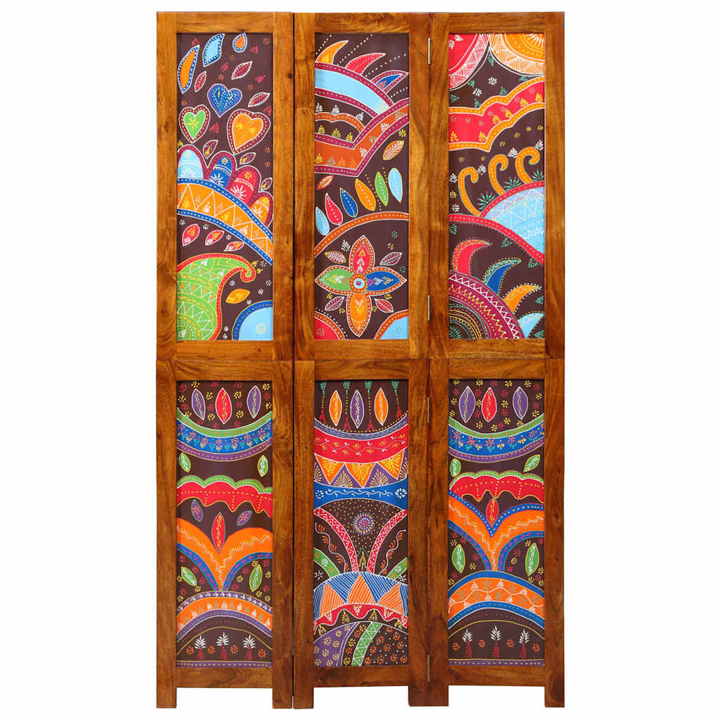 Raumteiler Honigbraun 105 x 1,5 x 180 cm Massivholz Akazie
