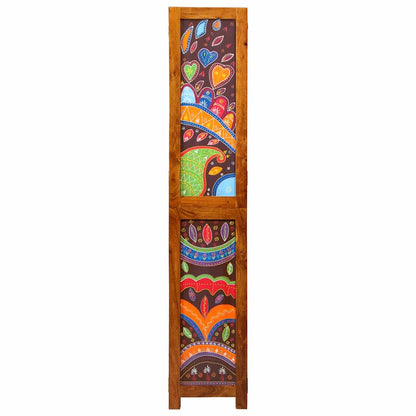 Raumteiler Honigbraun 105 x 1,5 x 180 cm Massivholz Akazie
