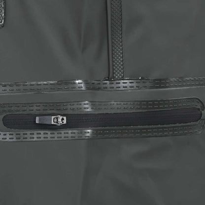 Wathose mit Stiefeln und Gürtel Dunkelgrün Größe 46