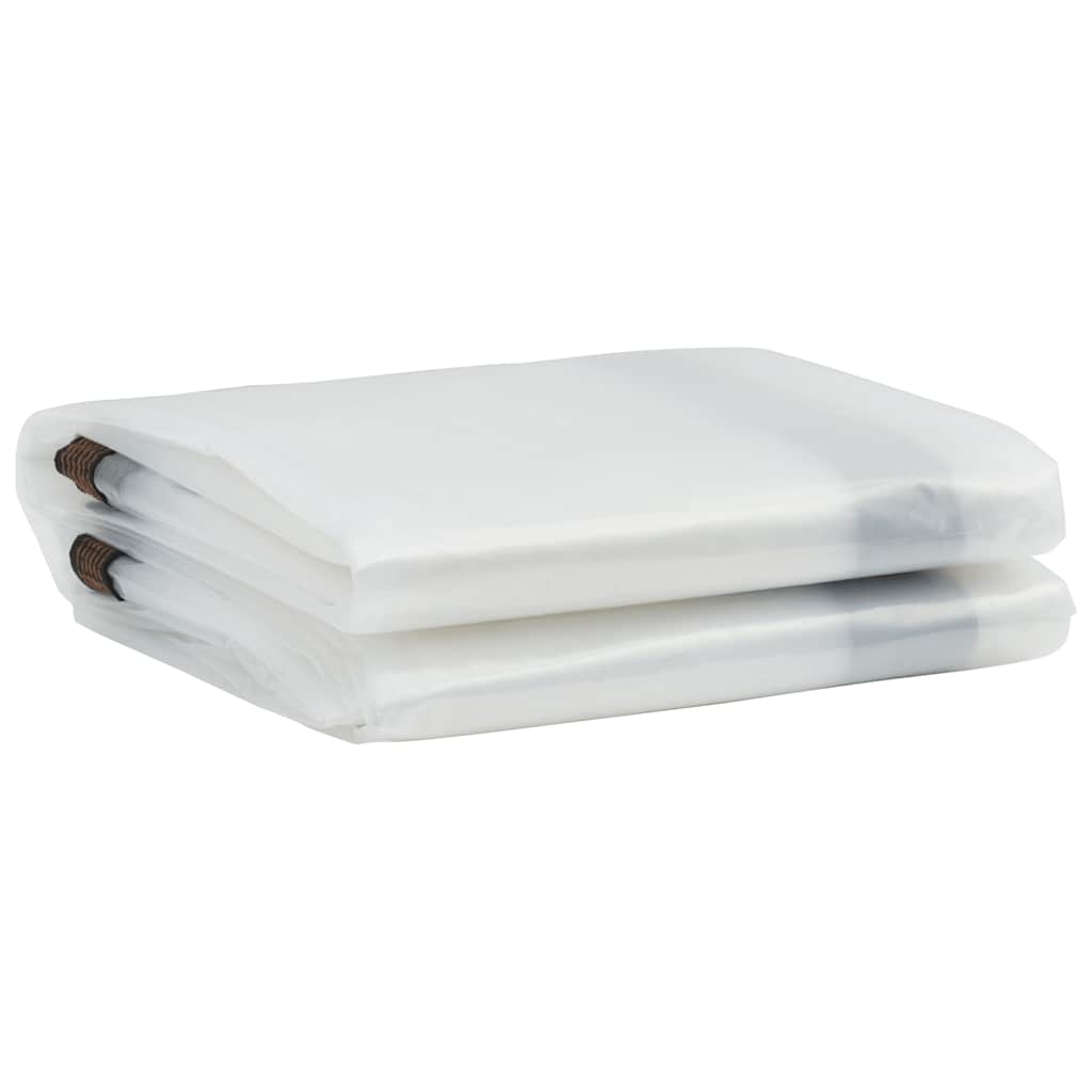 Transparente Plane mit Ösen 4x4 m Polyethylen